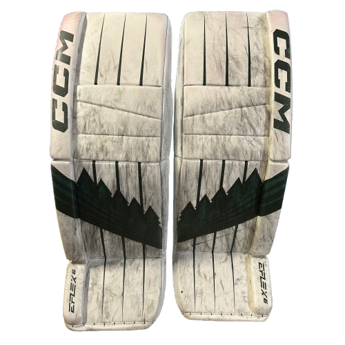 CCM Extreme Flex 6 - Plaquettes de frein Pro Stock d'occasion (blanc/vert/noir)
